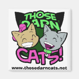 Those Darn Cats! Magnets