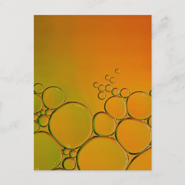 those orange bubbles postcard (Front)