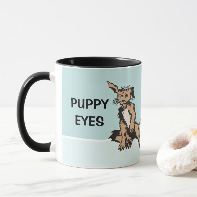 Those Puppy Eyes Mug (With Donut)