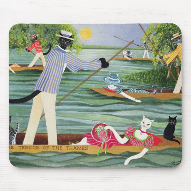 Those Summer Punts Mouse Mat (Front)