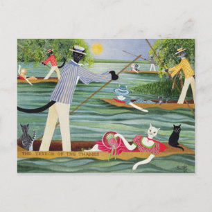 Those Summer Punts Postcard