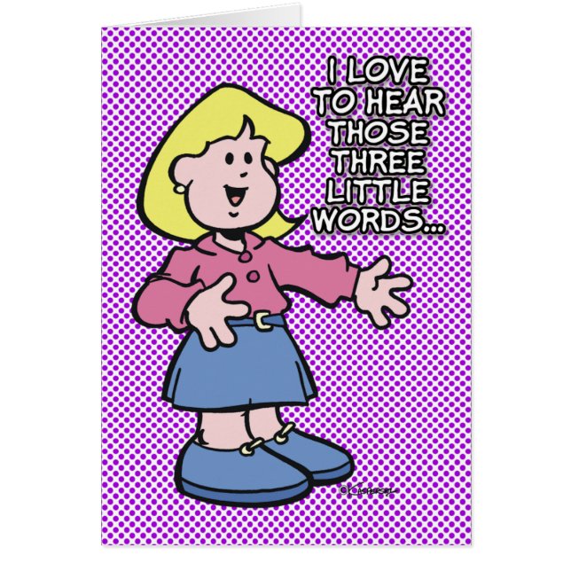 Those Three Little Words... (Front)