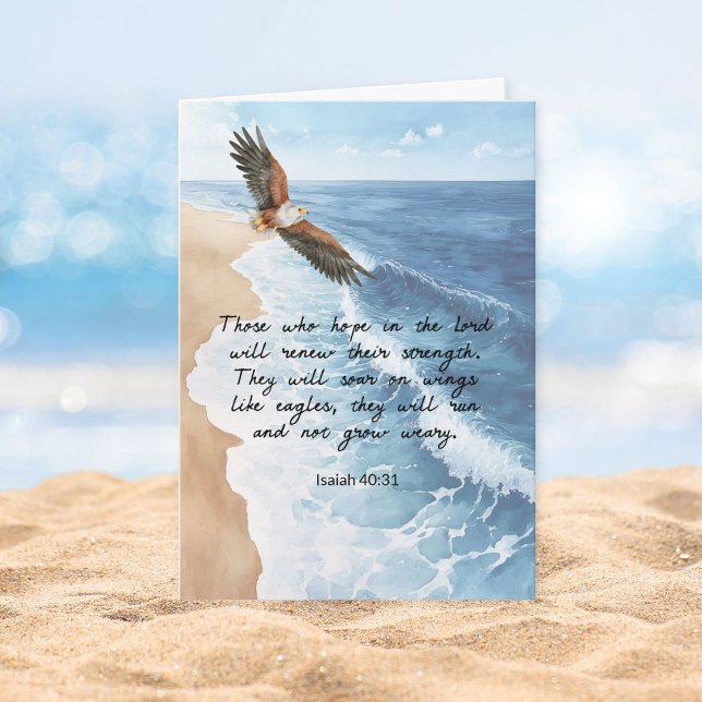Those Who Hope in the Lord Isaiah 40:31 Faith Card (Creator Uploaded)