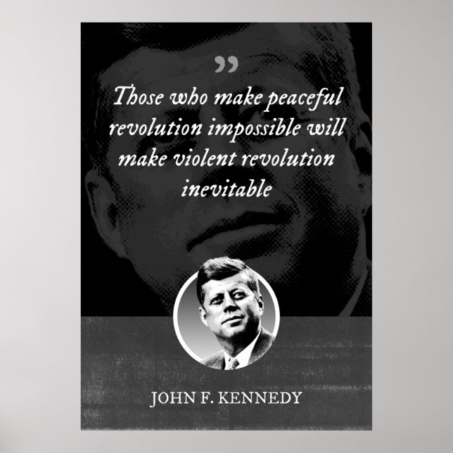 Those who make peaceful revolution impossible will poster (Front)
