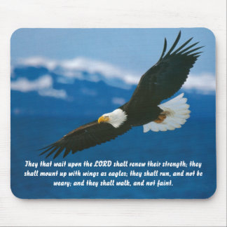 Those Who Wait On The Lord Mouse Mat