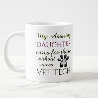 Those Without Voices Daughter Vet Tech Large Coffee Mug