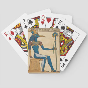 Thoth, Egyptian God. Emerald Tablets.  Playing Cards
