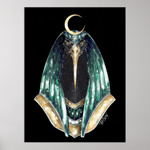 Thoth God of Wisdom  Poster