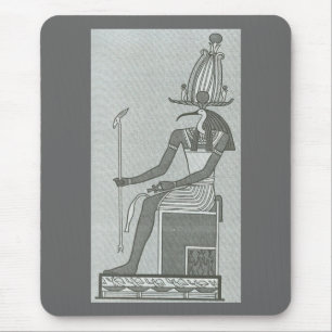 Thoth Sitting On His Throne Mouse Mat