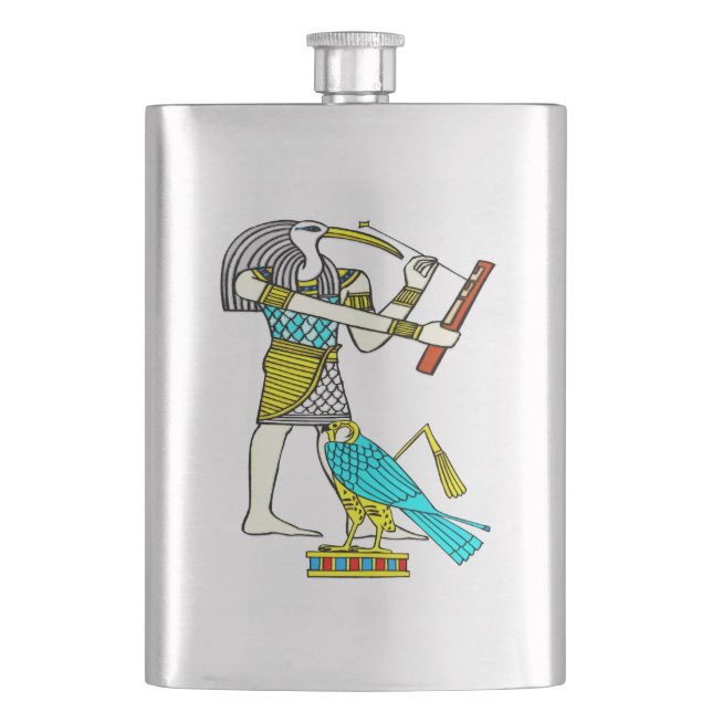 Thoth Traditional Egyptian Hip Flask (Front)