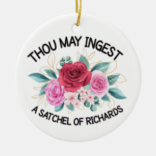Thou may ingest a satchel of Richard Ceramic Tree Decoration