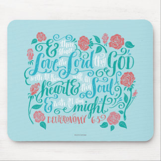 Thou Shalt Love the Lord thy God Mouse Mat