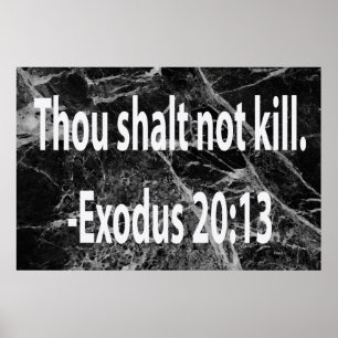 Thou Shalt Not Kill Poster