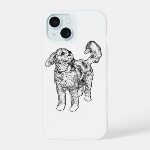 Though standing still, the dotted figure feels rea iPhone 15 case