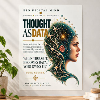 Thought as Data Neural Network | Human AI  Poster