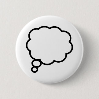 Thought Bubble 6 Cm Round Badge