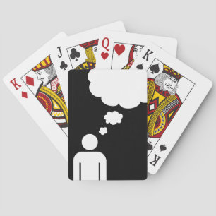 thought bubble playing cards