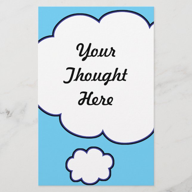 Thought Bubble Stationery (Front)