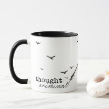 Thought Criminal Quill & Birds Writer Gift