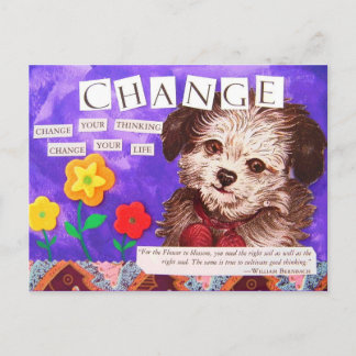 Thought Cuiltivation - Vintage Postcard