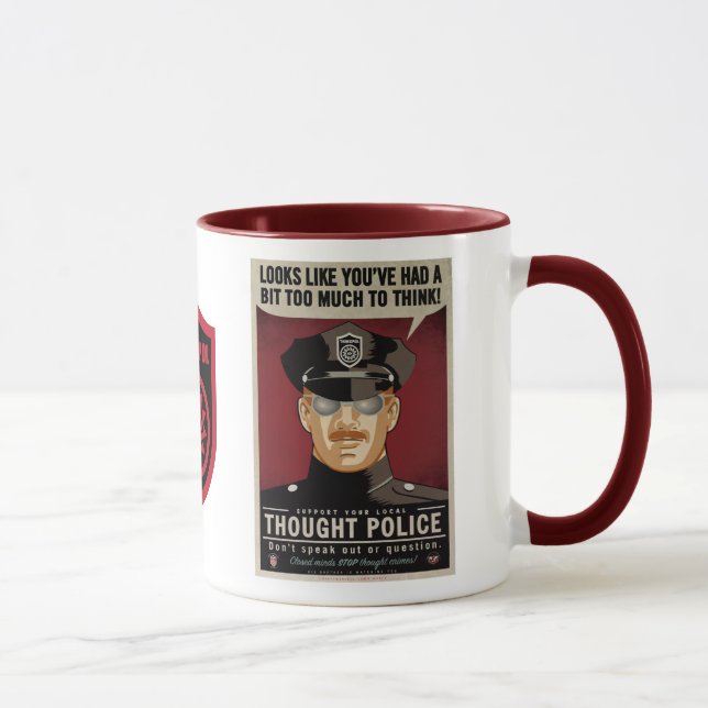 Thought Police Mug (Right)