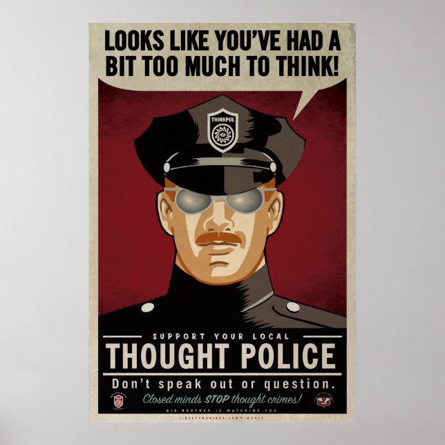 Thought Police Poster (Front)