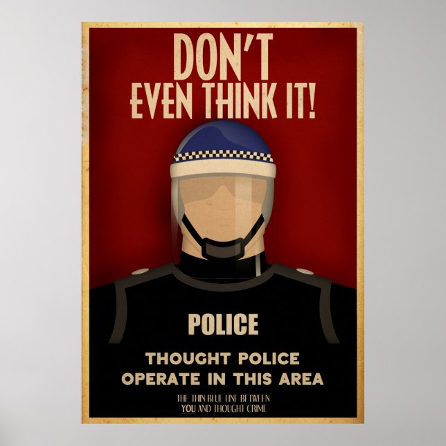 Thought Police Poster (Front)
