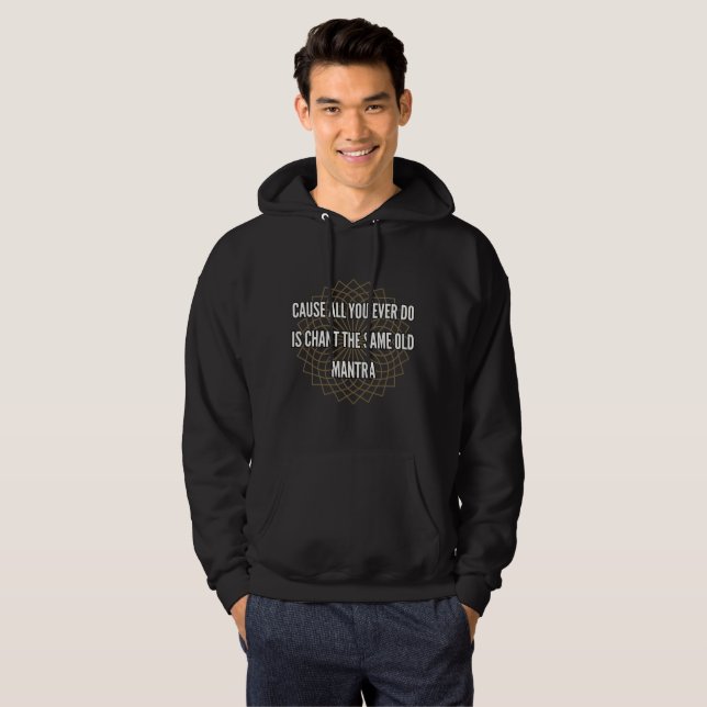 Thought-Provoking Mantra Hoodie (Front Full)