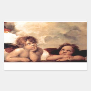 THOUGHTFUL ANGELS PRODUCTS RECTANGULAR STICKER
