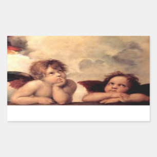 THOUGHTFUL ANGELS PRODUCTS RECTANGULAR STICKER