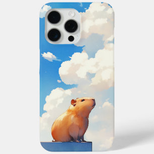 Thoughtful Capybara iPhone 15 Pro Max Case