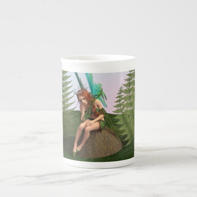 Thoughtful Fairy Bone China Mug (Front)