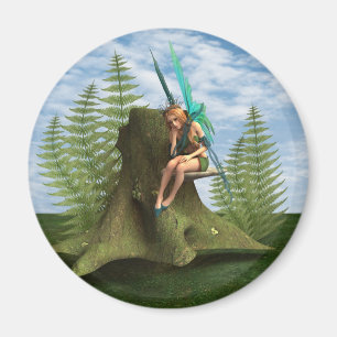 Thoughtful Fairy Magnet