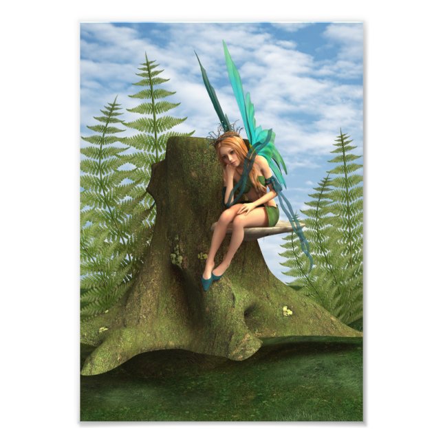 Thoughtful Fairy Photo Print (Front)
