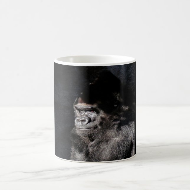 Thoughtful  Gorilla Coffee Mug (Center)