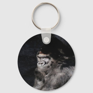 Thoughtful Gorilla Key Ring