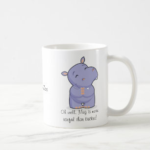 Thoughtful & Happy Hippo Mug