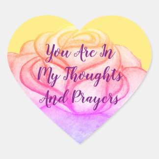 Thoughtful Heart Wishes Stickers