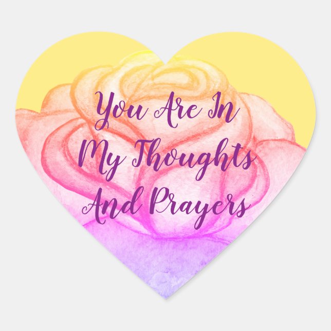 Thoughtful Heart Wishes Stickers (Front)