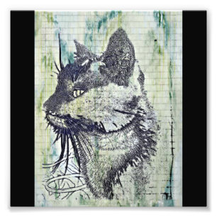 Thoughtful Indigo Photo Print