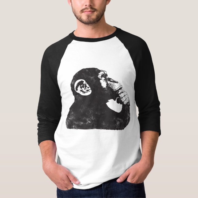 Thoughtful Monkey T-Shirt (Front)