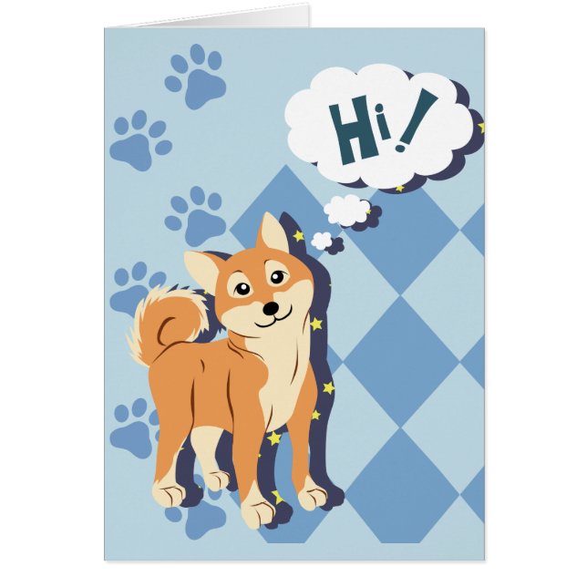 Thoughtful Shiba Inu (Front)