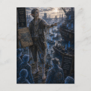 Thoughtfulness / Tour Guide / Sunken Barges Postcard