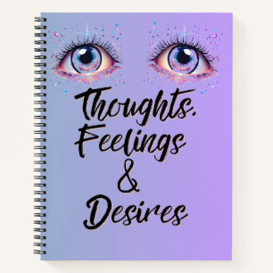 Thoughts, Feelings & Desires Notebook