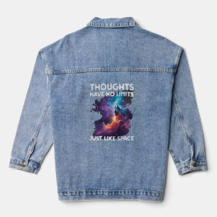 Thoughts Have No Limits Denim Jacket