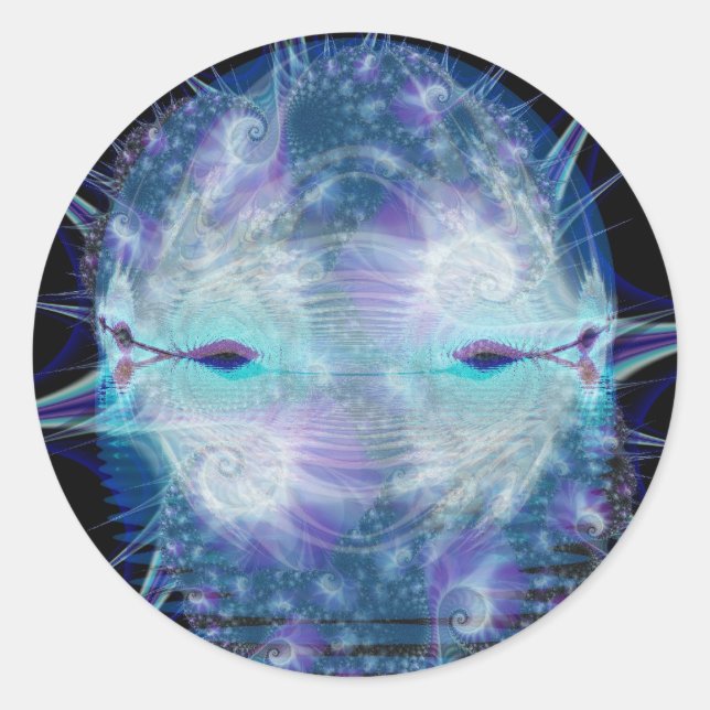 Thoughts of The Mind Classic Round Sticker (Front)