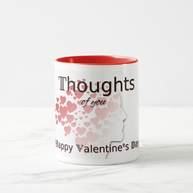 Thoughts of You Valentine's Mug (Center)