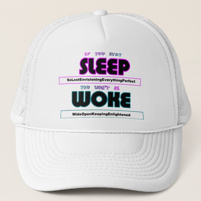 Thoughts Reveal Character  Trucker Hat (Front)