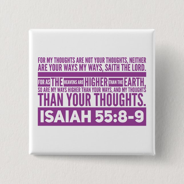 Thoughts-  Square Button (Front)