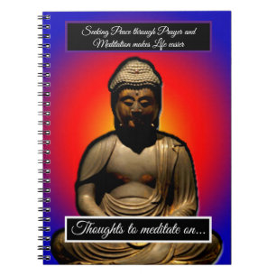 Thoughts to meditate on notebook